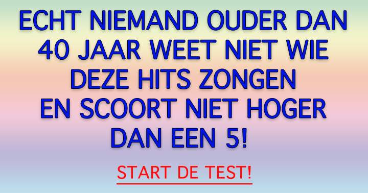 Banner for Van welke artiesten waren deze hits?