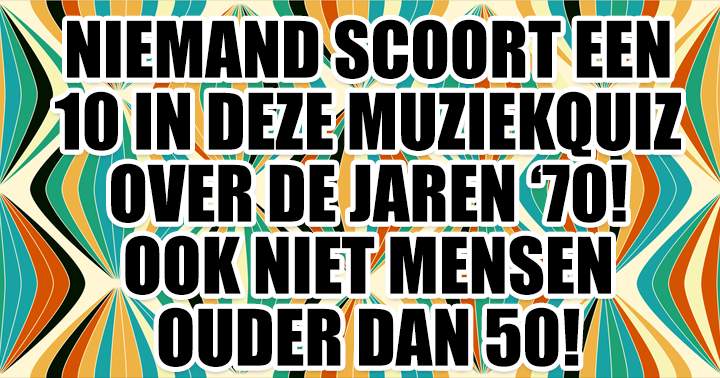 Banner for 60's muziekquiz!