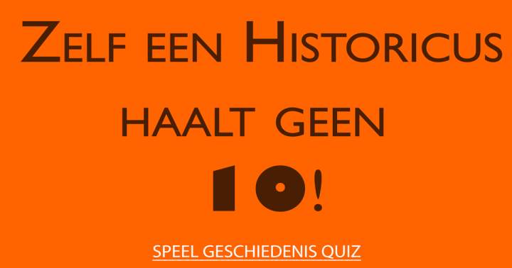 Banner for Geschiedenis Quiz