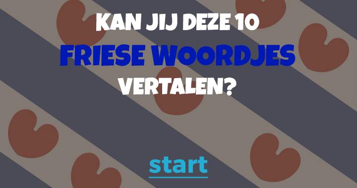 Banner for Wat betekenen deze Friese woorden??