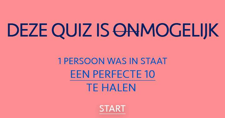 Banner for Deze quiz is eindelijk verslagen!