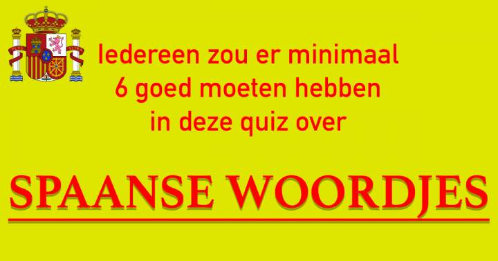 Banner for Kan jij deze 10 Spaanse woordjes vertalen?