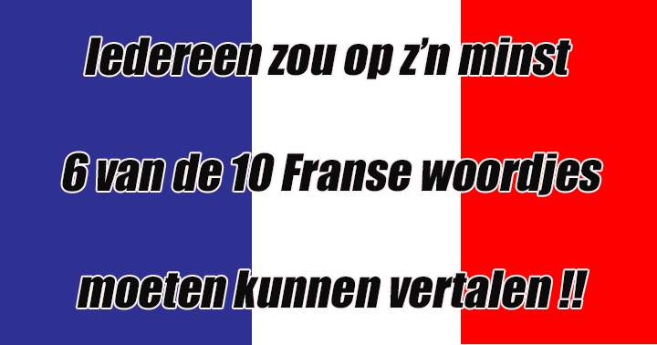 Banner for Hoe goed is jouw Frans?