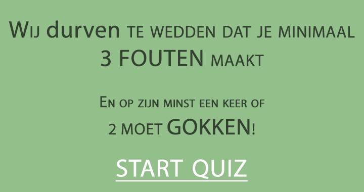 Banner for Hadden wij het goed gegokt?