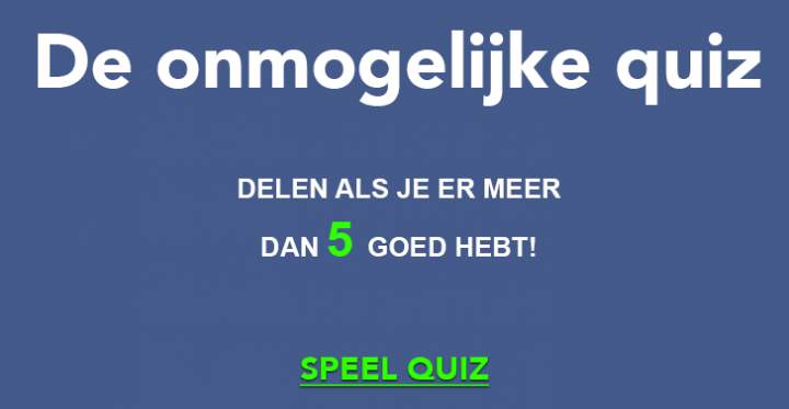 Banner for QUIZ TIJD!