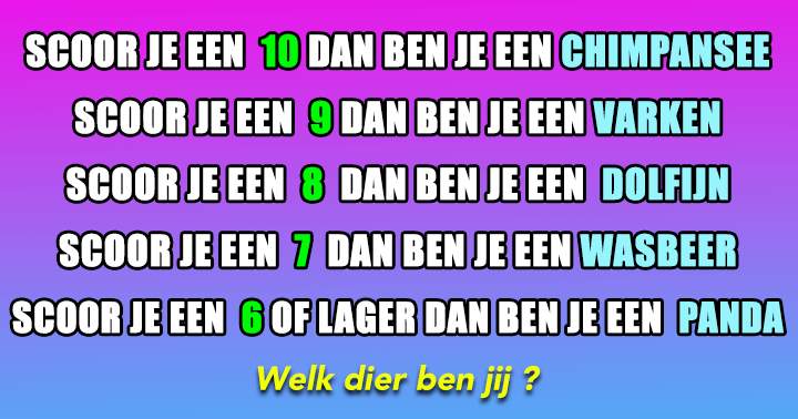 Banner for Wat Is Jouw Trivia-Dier?