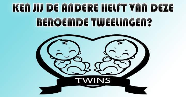 Banner for Bekende tweelingen