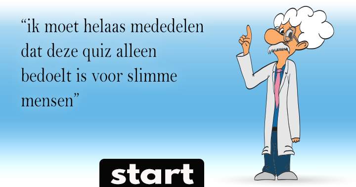 Banner for Een quiz alleen voor slimmeriken