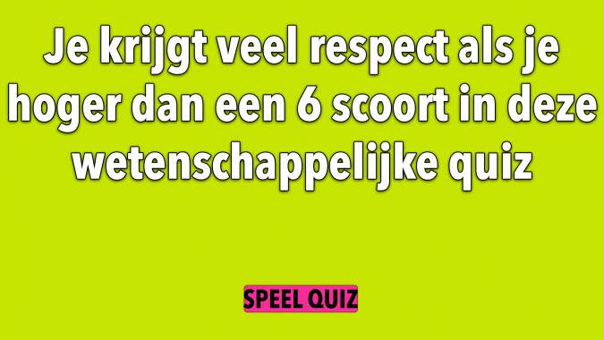 Gekke wetenschaps-quiz