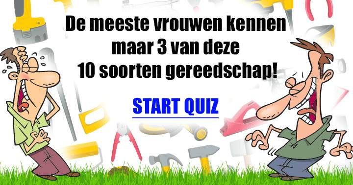 Banner for Gereedschapsquiz voor vrouwen