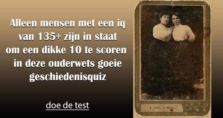 Banner for Heb je een dikke 10? Dan is je iq indrukwekkend hoog!