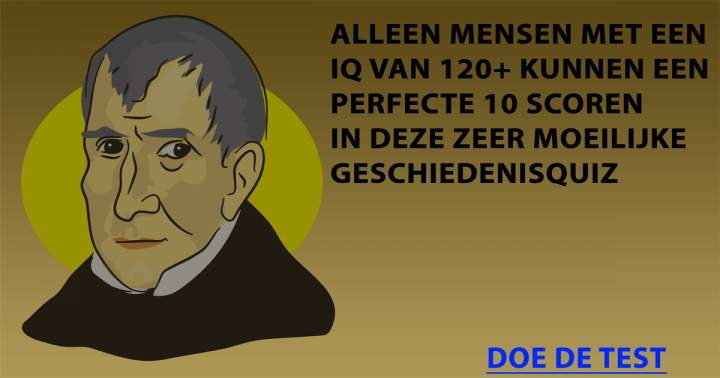 Banner for Quiz: Geschiedenis IQ Test