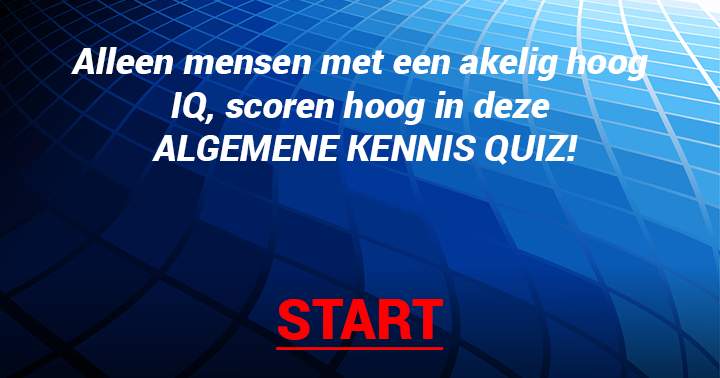 Banner for Ben jij bovengemiddeld intelligent? 