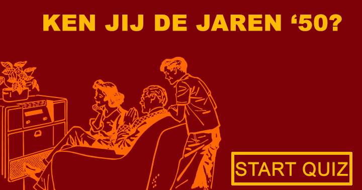 Banner for Jaren '50 quiz