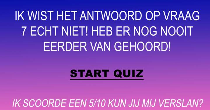 Banner for Quiz: Algemene Kennis 