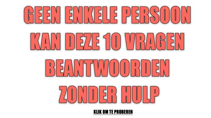Onovertroffen kennisquiz