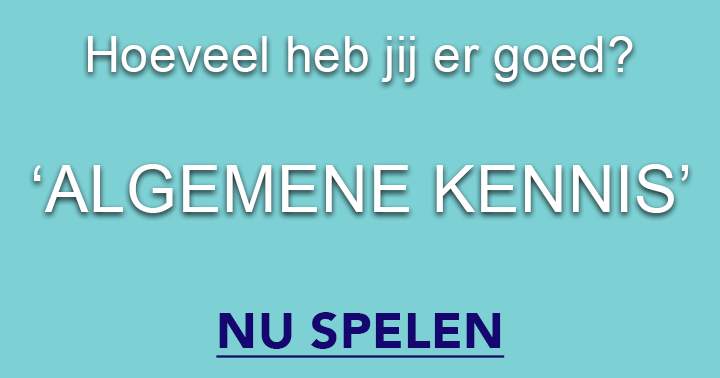 Hoeveel punten kan jij scoren?