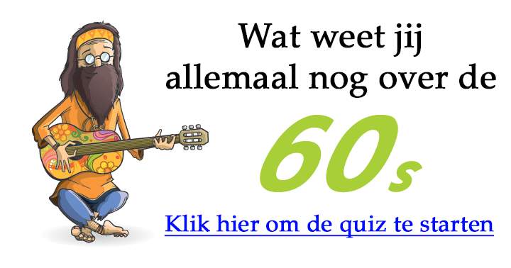 Banner for Wat kan jij je nog van de jaren '60 herinneren?