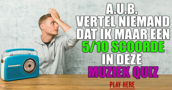 Banner for Lastige muziekquiz