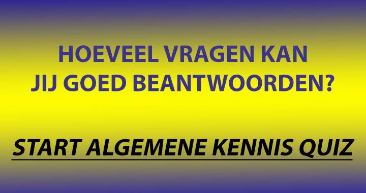 Banner for Algemene kennis