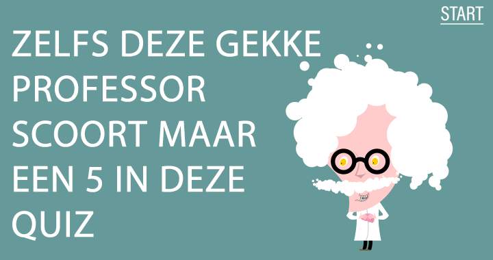 Banner for Kan jij de professor verslaan? 