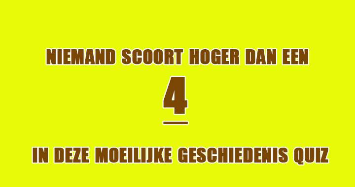 Banner for Jij scoort niet hoger dan een 4!