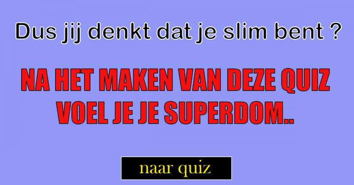 Banner for Algemene Kennis Quiz
