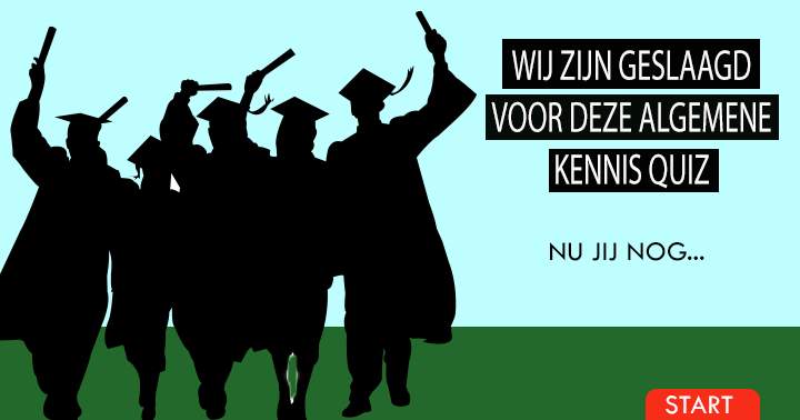 Banner for 60% slaagt niet voor deze quiz
