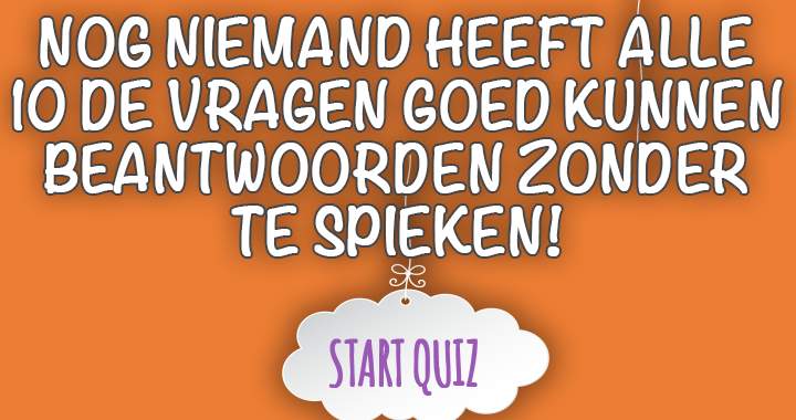 Algemene kennis quiz