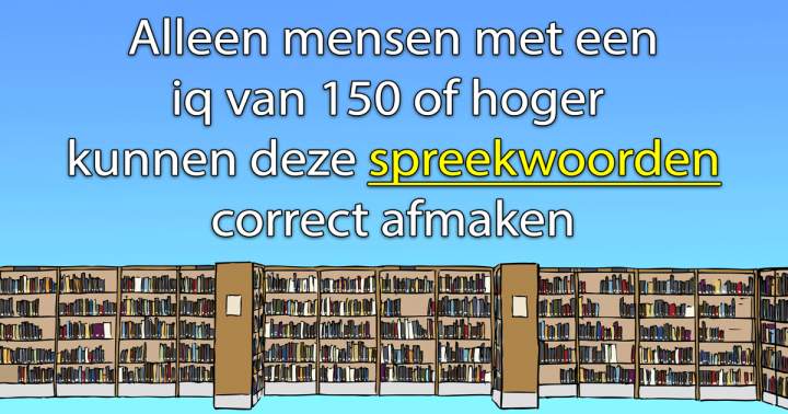 Banner for Spreekwoorden Quiz