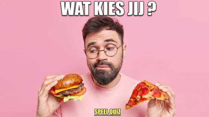 Banner for Een quiz over eten en drinken