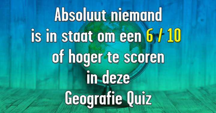 Banner for Lastige Geografiequiz