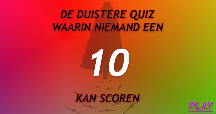 Banner for De duistere quiz