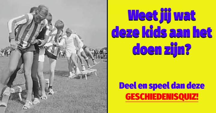 Banner for Lachwekkend, bijna niemand kent dit en haalt deze quiz!