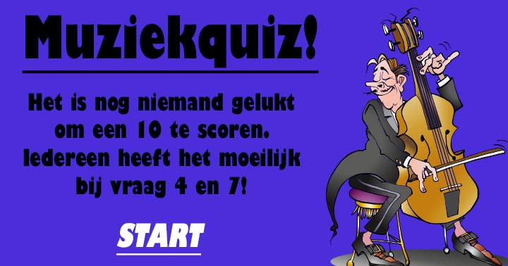 Banner for De enige echte muziekquiz voor de echte muziekkenners!