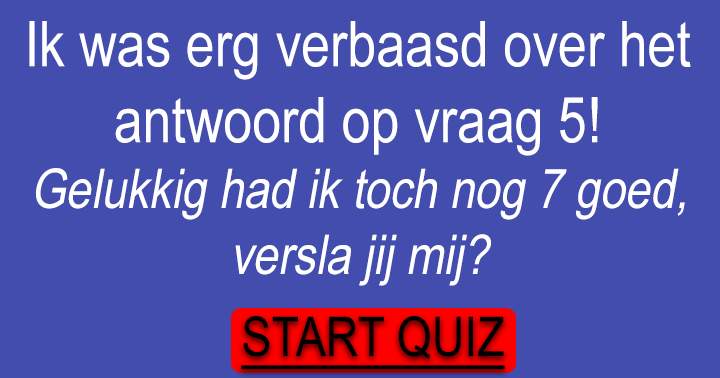 Banner for START DEZE QUIZ!