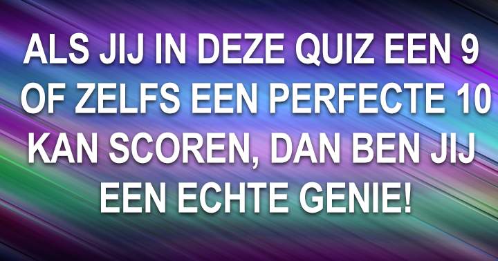 Banner for Kennisquiz Voor Ervaren Spelers 