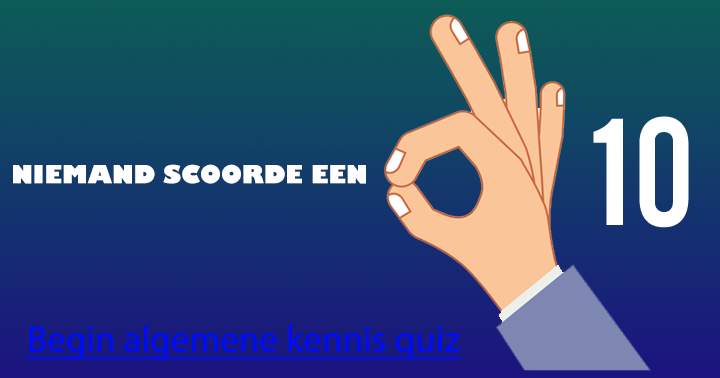 Banner for Scoor Jij Een Perfecte 10? 