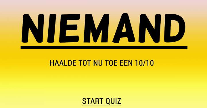 Quiz: Algemene Kennis Quiz