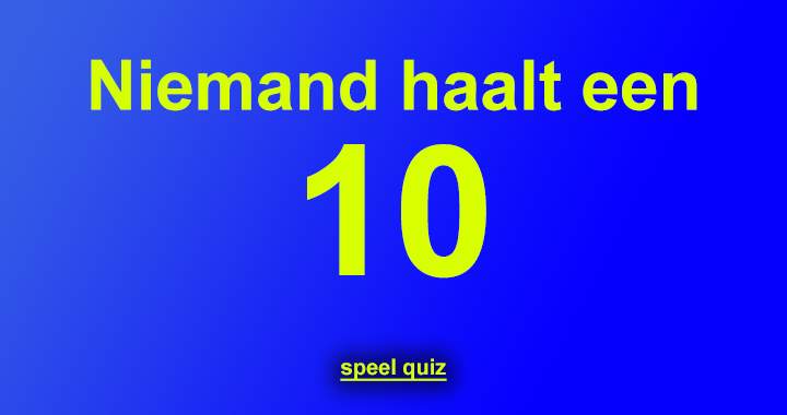 Banner for 10 lastige vragen in de categorie algemene kennis 