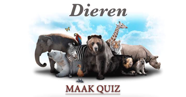 Banner for  10 vragen over dieren van die we op onze planeet kennen, ken jij ze allemaal?