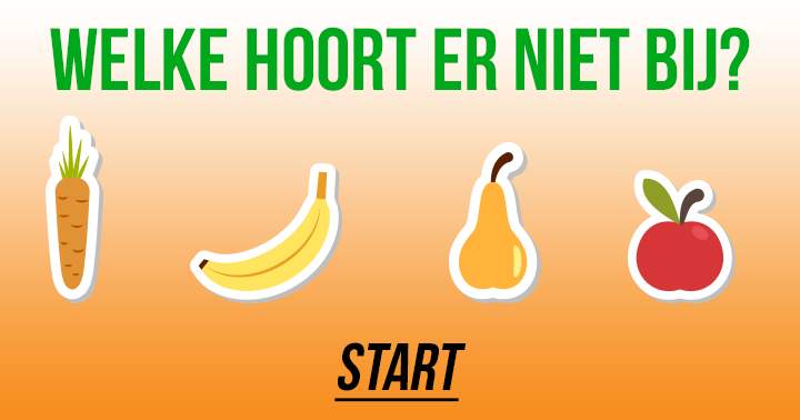 Banner for Welke hoort niet in het rijtje thuis? Niemand haalt een 5+!