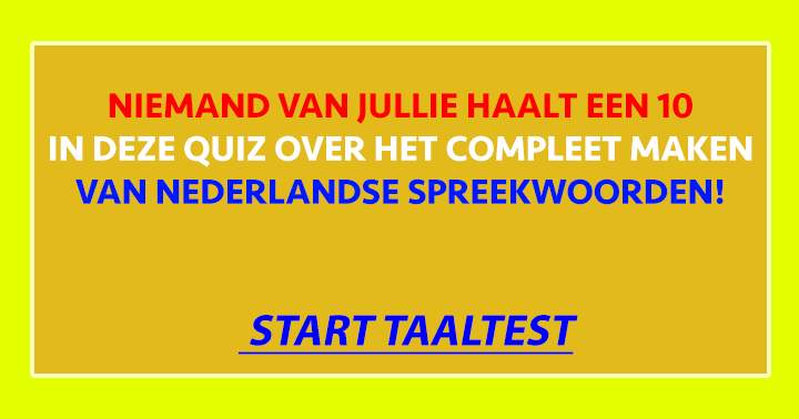 Banner for Niemand - welke generatie dan ook - haalt een 10