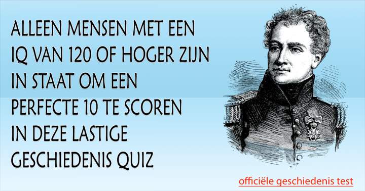 Banner for Geschiedenis Trivia Quiz