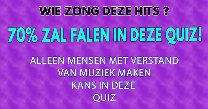 De overige 30% zijn muziekkenners!