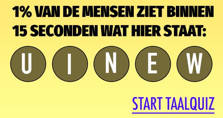 Banner for Quiz: zet jij de letters op de juiste volgorde?