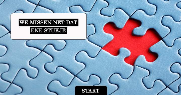 Banner for We missen net dat ene stukje...