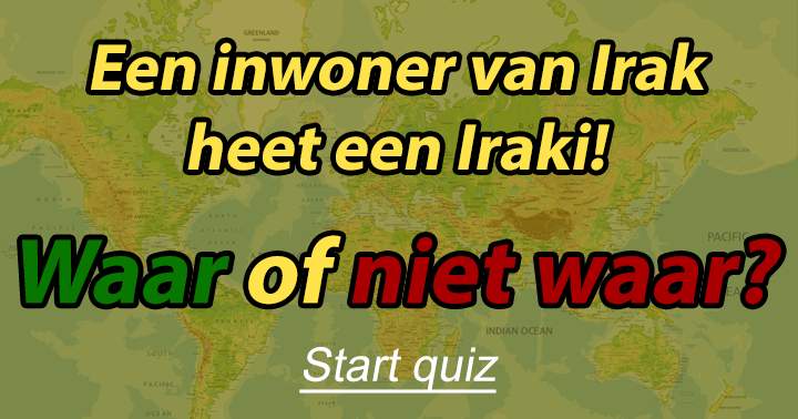 Banner for Weet jij hoe men de inwoners noemt van deze 10 landen en gebieden?