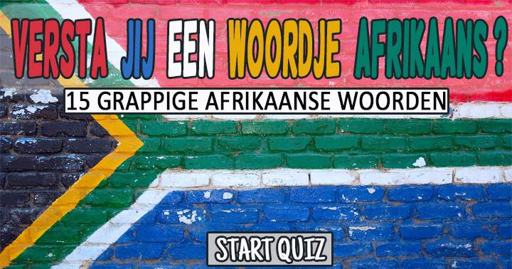 Banner for 15 grappige Afrikaanse woordjes