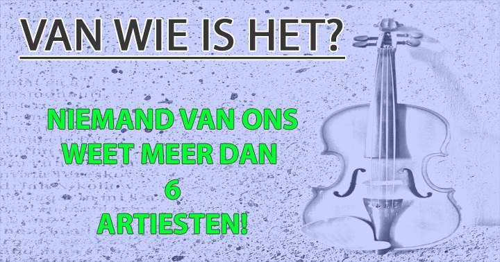 Banner for Wie zong dit?